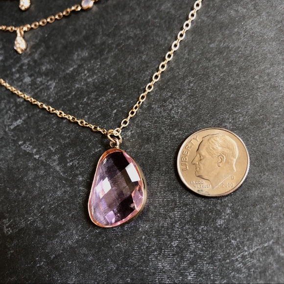 3/$25⚡️multilayered gem w/ charms choker necklace - Picture 4 of 6